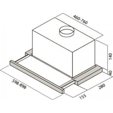 Вытяжка ELITE 14 Lux GRIXA60 A-12